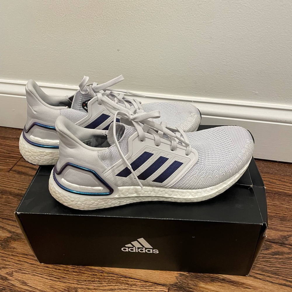 Men’s Adidas Gray Ultraboost Running Shoes